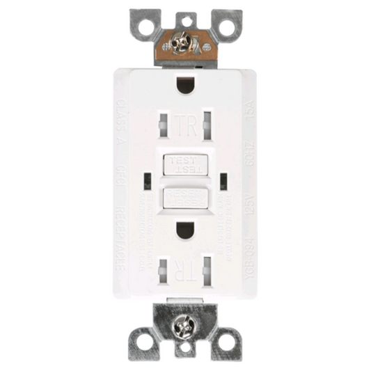 GFCI RECEPTACLE 15A TAMPER/WEATHER RESISTANT