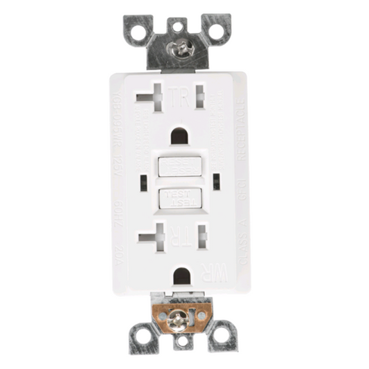 GFCI RECEPTACLE 20A TAMPER/WEATHER RESISTANT