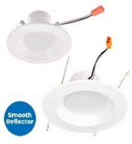 RETROFIT DOWNLIGHT WITH SMOOTH REFLECTOR